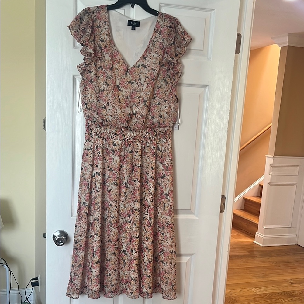 Floral V-Neck Dress